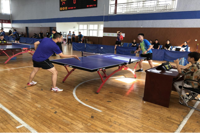 来安县第四届全民健身体育文化节暨首届“民生杯”乒乓球联赛开幕
