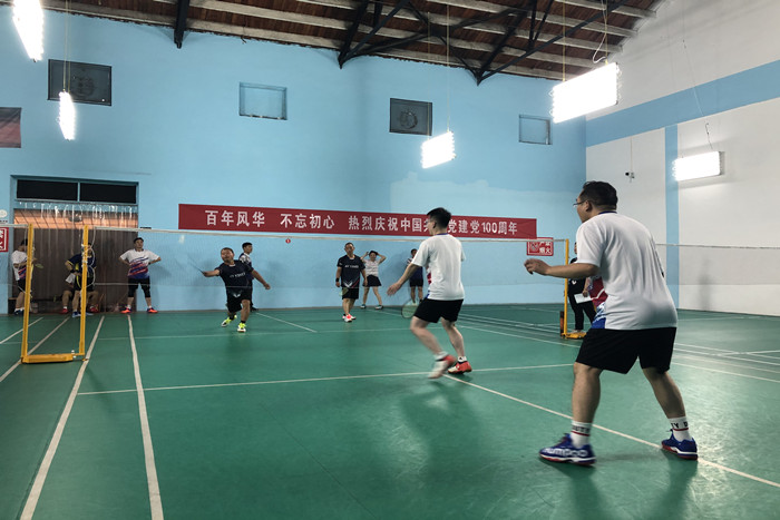 来安县第四届全民健身体育文化节暨2021年“体彩杯”羽毛球联赛开幕